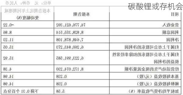 碳酸锂或存机会