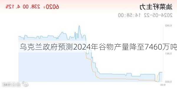 乌克兰政府预测2024年谷物产量降至7460万吨