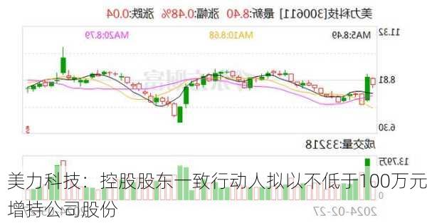 美力科技：控股股东一致行动人拟以不低于100万元增持公司股份