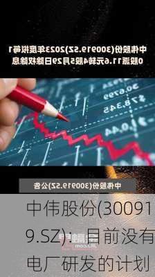 中伟股份(300919.SZ)：目前没有电厂研发的计划