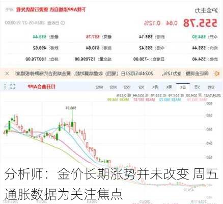 分析师：金价长期涨势并未改变 周五通胀数据为关注焦点