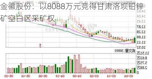 金徽股份：以8088万元竞得甘肃洛坝铅锌矿空白区采矿权