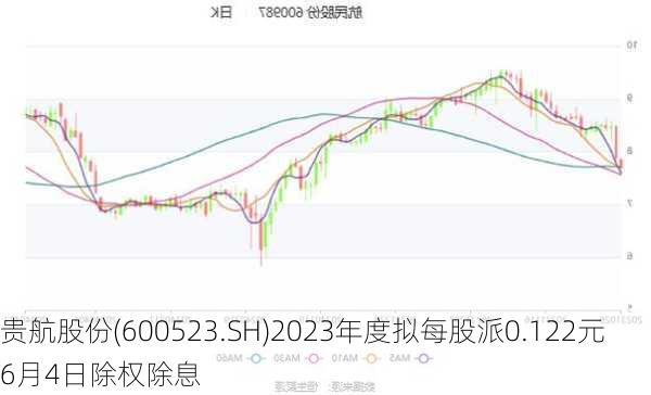 贵航股份(600523.SH)2023年度拟每股派0.122元 6月4日除权除息