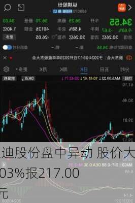 比亚迪股份盘中异动 股价大涨5.03%报217.000港元