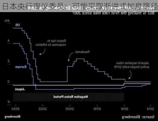 日本央行审议委员：可能采取渐进式加息路径