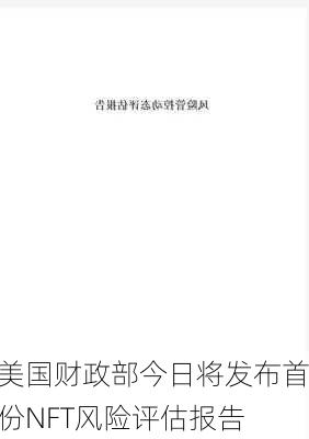 美国财政部今日将发布首份NFT风险评估报告