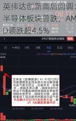 英伟达创新高后回调：半导体板块普跌，AMD领跌超4.5%