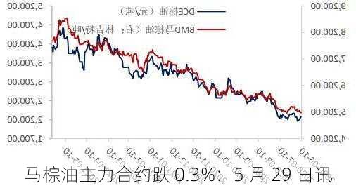 马棕油主力合约跌 0.3%：5 月 29 日讯