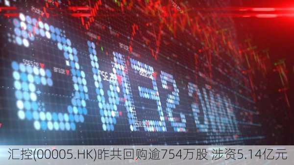 汇控(00005.HK)昨共回购逾754万股 涉资5.14亿元