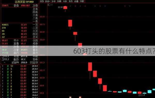 603打头的股票有什么特点？