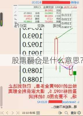 股票翻仓是什么意思？