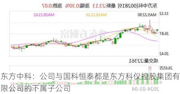 东方中科：公司与国科恒泰都是东方科仪控股集团有限公司的下属子公司