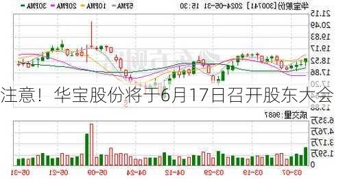 注意！华宝股份将于6月17日召开股东大会