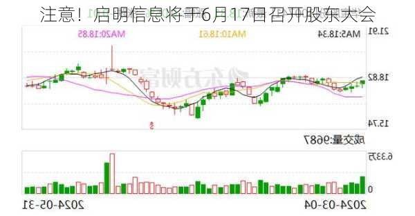 注意！启明信息将于6月17日召开股东大会