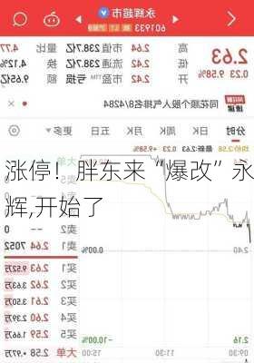 涨停！胖东来“爆改”永辉,开始了