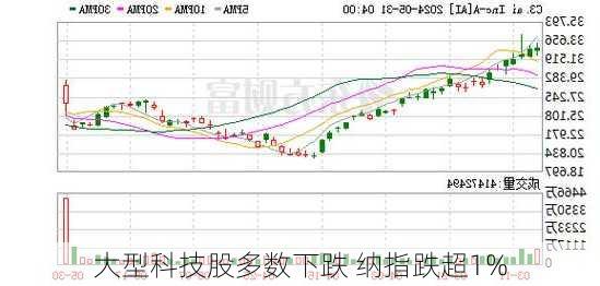 大型科技股多数下跌 纳指跌超1%