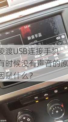 凌渡USB连接手机有时候没有声音的原因是什么？