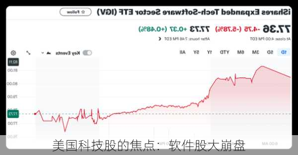 美国科技股的焦点：软件股大崩盘