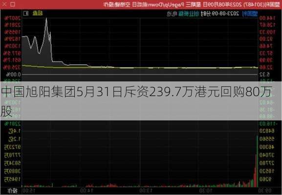 中国旭阳集团5月31日斥资239.7万港元回购80万股