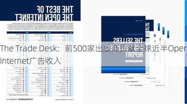 The Trade Desk：前500家出版商贡献全球近半Open Internet广告收入