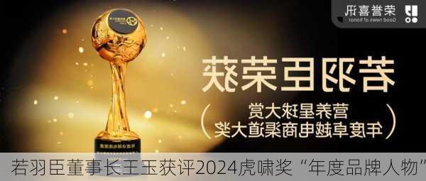 若羽臣董事长王玉获评2024虎啸奖“年度品牌人物”