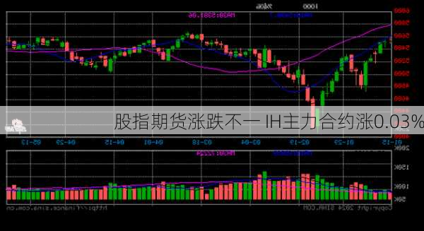 股指期货涨跌不一 IH主力合约涨0.03%