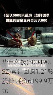 华自科技(300490.SZ)累计回购1.21%股份 耗资6199.9万元