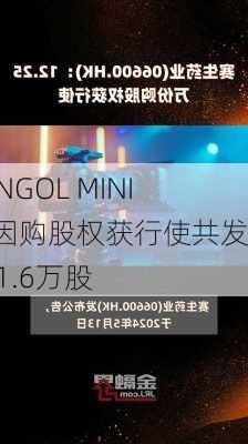 MONGOL MINING因购股权获行使共发行11.6万股