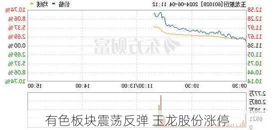 有色板块震荡反弹 玉龙股份涨停