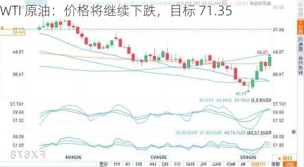 WTI 原油：价格将继续下跌，目标 71.35