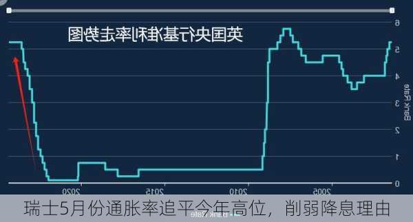 瑞士5月份通胀率追平今年高位，削弱降息理由