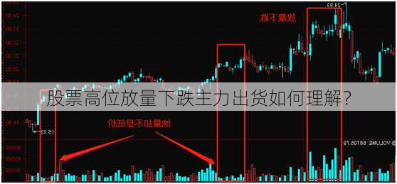 股票高位放量下跌主力出货如何理解？