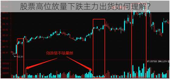 股票高位放量下跌主力出货如何理解？