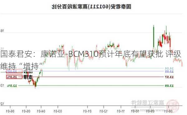 国泰君安：康诺亚-BCM310预计年底有望获批 评级维持“增持”