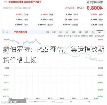 赫伯罗特：PSS 翻倍，集运指数期货价格上扬