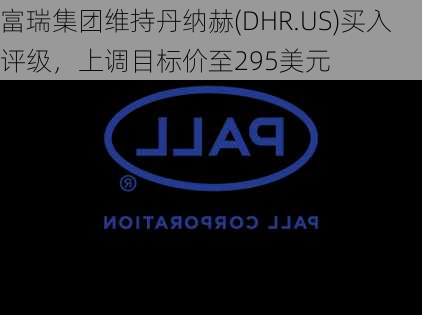 富瑞集团维持丹纳赫(DHR.US)买入评级，上调目标价至295美元