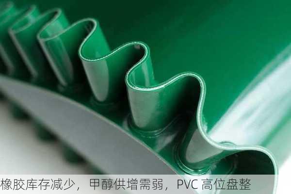 橡胶库存减少，甲醇供增需弱，PVC 高位盘整