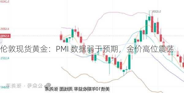 伦敦现货黄金：PMI 数据弱于预期，金价高位震荡