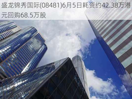 盛龙锦秀国际(08481)6月5日耗资约42.38万港元回购68.5万股