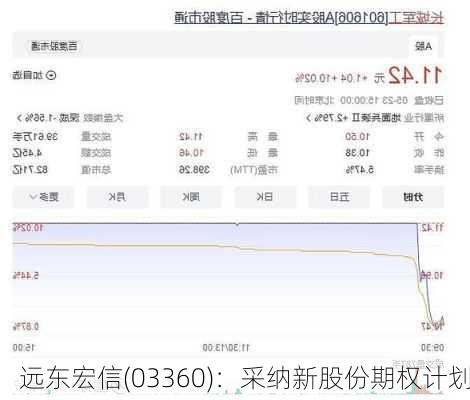 远东宏信(03360)：采纳新股份期权计划