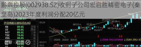 鹏鼎控股(002938.SZ)收到子公司宏启胜精密电子(秦皇岛)2023年度利润分配20亿元