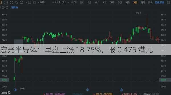 宏光半导体：早盘上涨 18.75%，报 0.475 港元