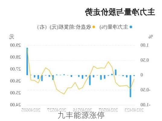 九丰能源涨停