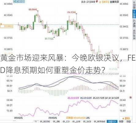 黄金市场迎来风暴：今晚欧银决议，FED降息预期如何重塑金价走势？