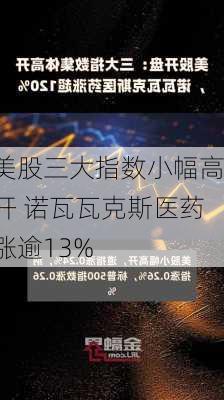 美股三大指数小幅高开 诺瓦瓦克斯医药涨逾13%