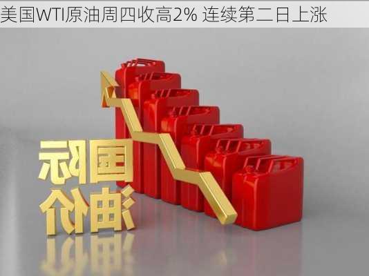 美国WTI原油周四收高2% 连续第二日上涨