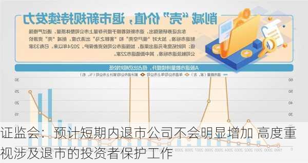 证监会：预计短期内退市公司不会明显增加 高度重视涉及退市的投资者保护工作