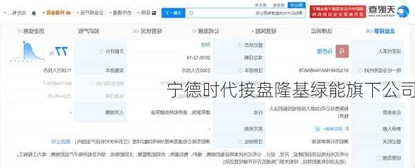 宁德时代接盘隆基绿能旗下公司