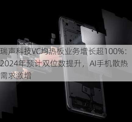 瑞声科技VC均热板业务增长超100%：2024年预计双位数提升，AI手机散热需求激增