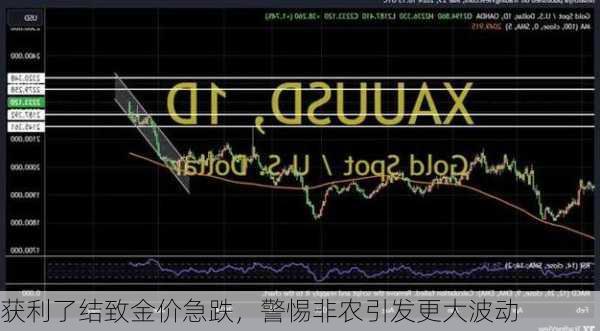 获利了结致金价急跌，警惕非农引发更大波动